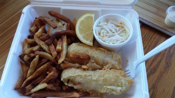 Fish and chips Cantine de la mer
